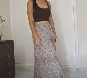 my minimalist wardrobe all the clothes i own as a minimalist, Long bohemian skirt