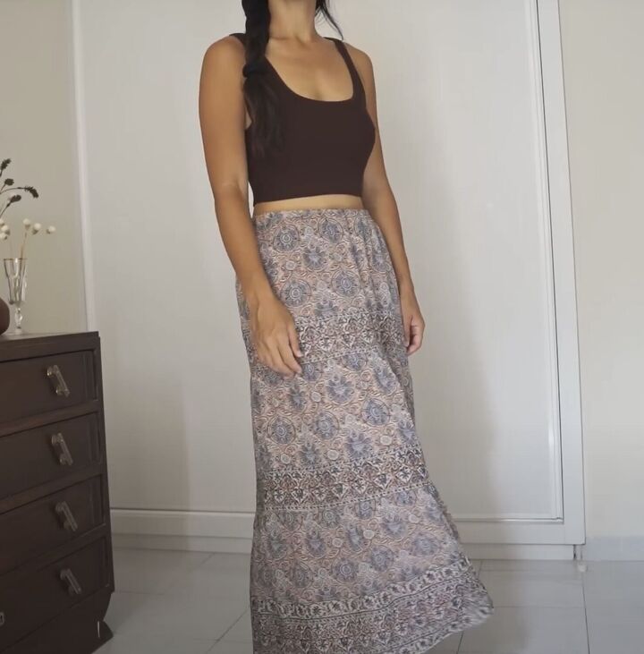 my minimalist wardrobe all the clothes i own as a minimalist, Long bohemian skirt