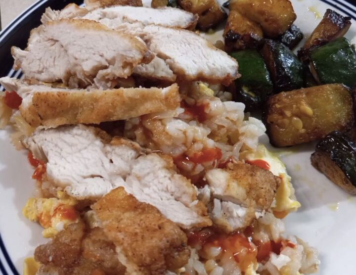 7 easy budget family meals to feed your family for the week, Fried chicken and fried rice