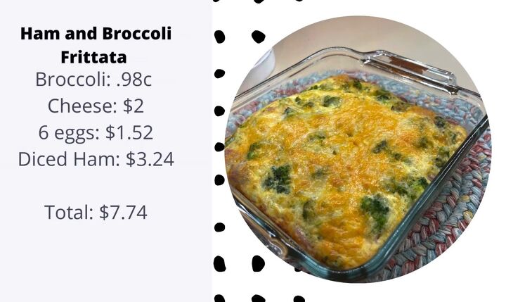 3 super easy delicious 10 dinners you can make this week, Ham and broccoli frittata