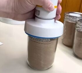 5 meal prep items you can make using only pantry staples, Vacuum sealing the brownie mix jars