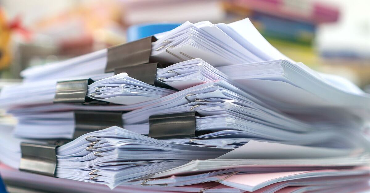 DIY Paper Organization: How to Declutter Paper With 3 Bins | Simplify