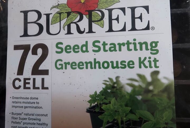 how to start seeds indoors, Burpee greenhouse kit