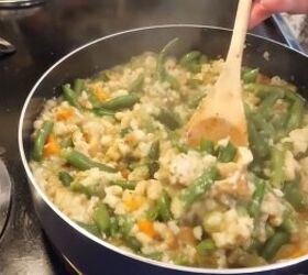 canned chicken recipes, Mixing in the stuffing mix