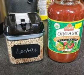 easy lentil recipes, Ingredients for lentil Sloppy Joes