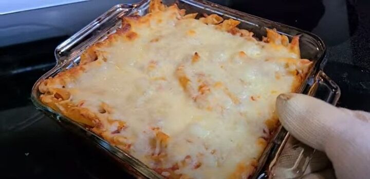 frugal meal ideas, Pasta bake with cheese