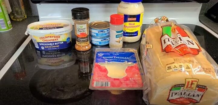 frugal meal ideas, Tuna melt sandwich ingredients