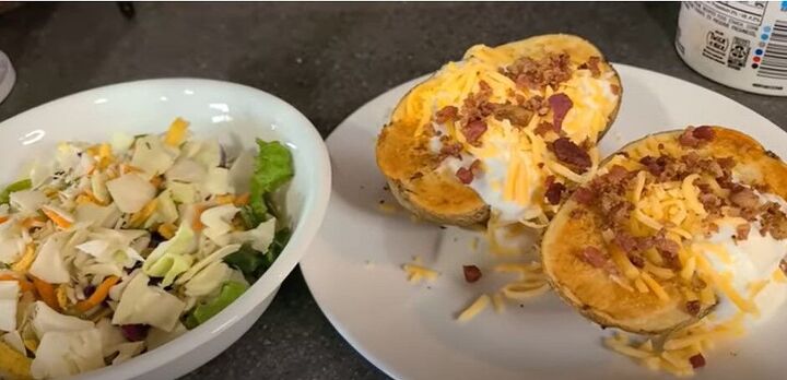frugal meal ideas, Baked potatoes and toppings