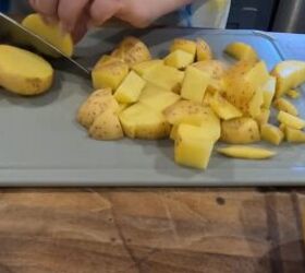 30 minute meals for family, Slicing potatoes