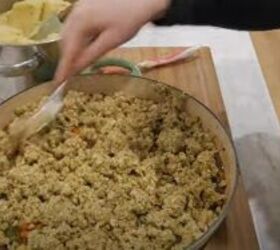 frugal recipes, Adding stuffing