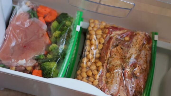 how to save money in the kitchen, Freezing excess food