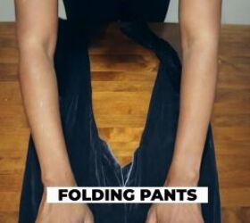 file folding clothes, How to fold pants