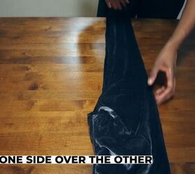 file folding clothes, Folding the pant legs over each other