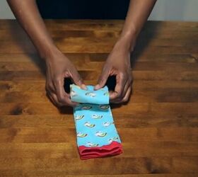 file folding clothes, How to fold socks
