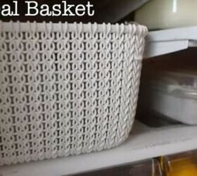 fridge organization, Meal fridge basket