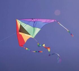 frugal living ideas, Flying a kite