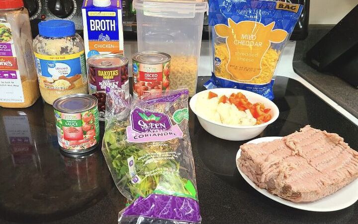 easy one pot meals, Turkey taco chili mac ingredients