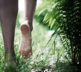 frugal summer activities, Going barefoot in the summer