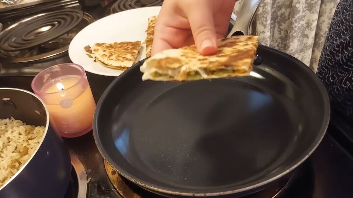 dollar tree meals, How to make adobo rice quesadillas