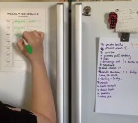 organize a freezer, Making a meal plan with freezer items