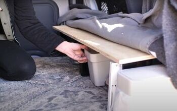 How I Set Up & Put Away My DIY Folding Bed for My Van