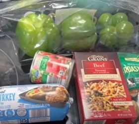 aldi meals on a budget, Ingredients for the stuffed peppers