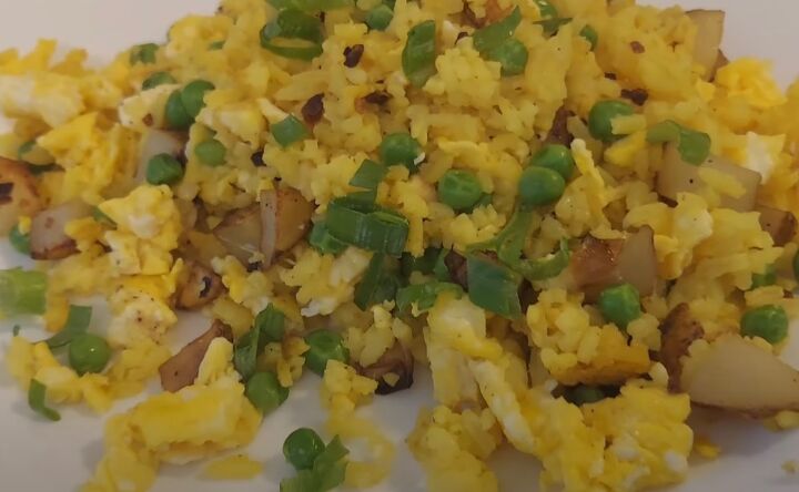 easy walmart meals, Fried rice with potatoes