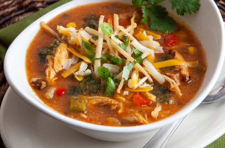 cheap and healthy 1 meal ideas you need to try, Chicken tortilla soup Filling and delicious