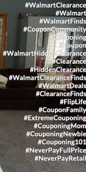 walmart hidden clearance, Hashtags