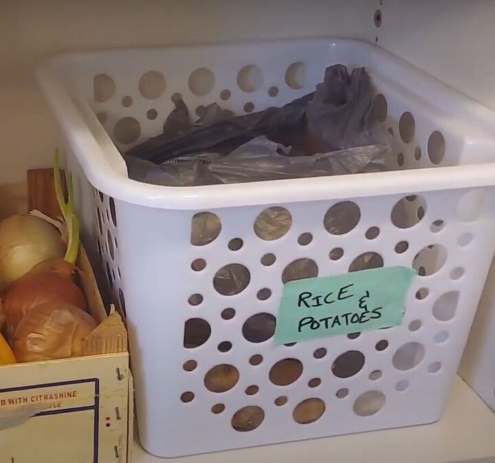 small pantry organization, Organizing starches