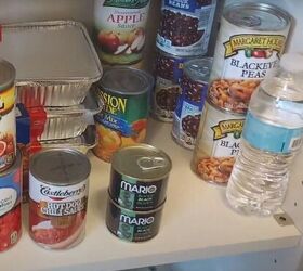 small pantry organization, Canned proteins