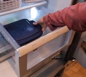 food storage system, Repurposing crisper drawer