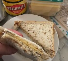 frugal lunch ideas, Cheese vegemite sandwich