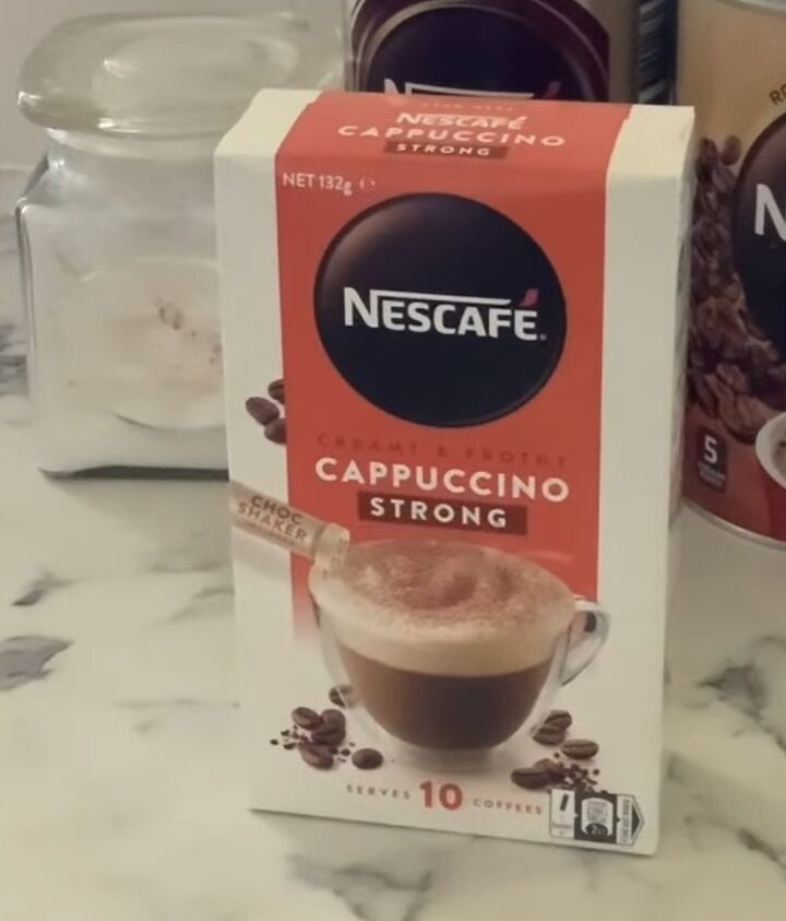how to save money on coffee, Nescaf cappuccino sachets