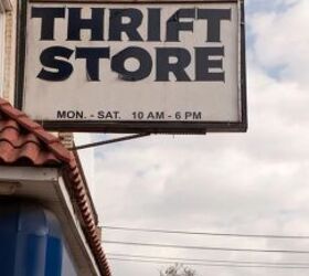 12 best online thrift stores to buy home decor, thrift store sign