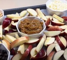 summer snack recipes, Caramel apple tray