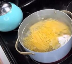 dollar tree meal, Cooking the pasta