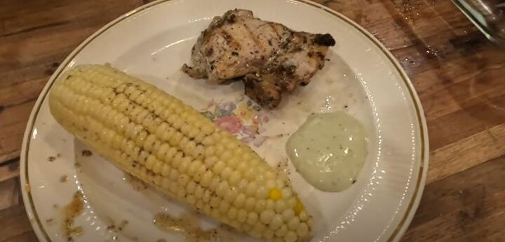 cheap pantry meals, Grilled chicken and corn