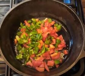 cheap pantry meals, Sauteing vegetables