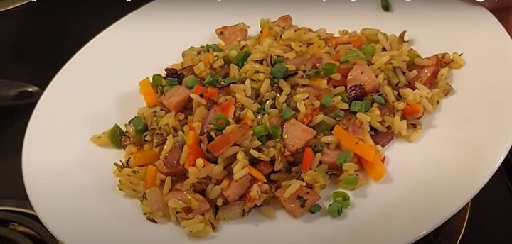 how to make 5 tasty kroger meals on a budget of 5, Garlic pepper fried rice