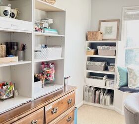 These simple craft room organizing ideas will have your space organized in no time!