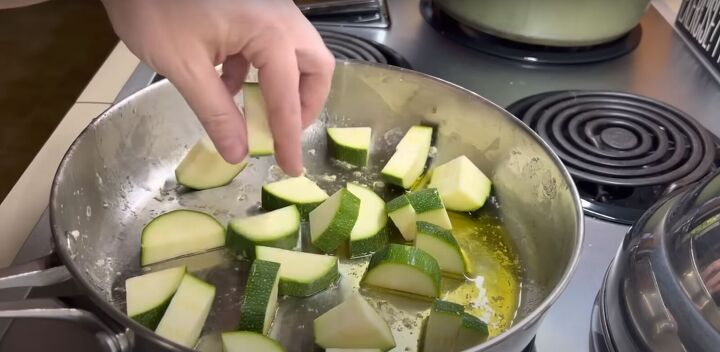 no waste recipes, Adding in the veggies
