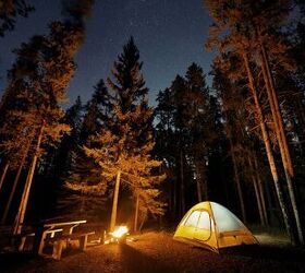 frugal living tips, Camping