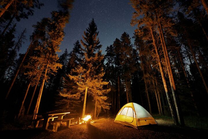 frugal living tips, Camping