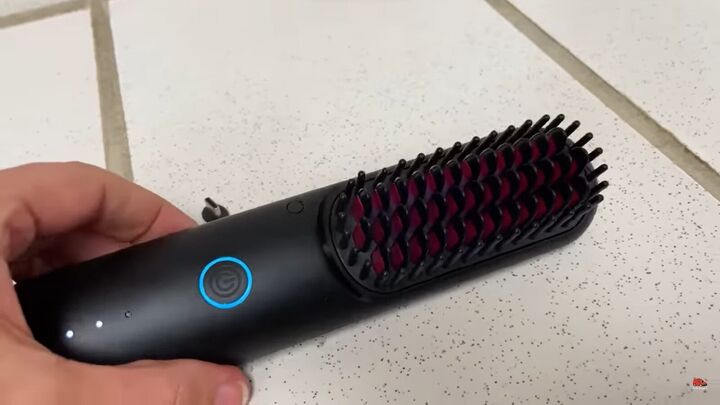how to wash hair on the road, Wireless rechargeable hair straightener