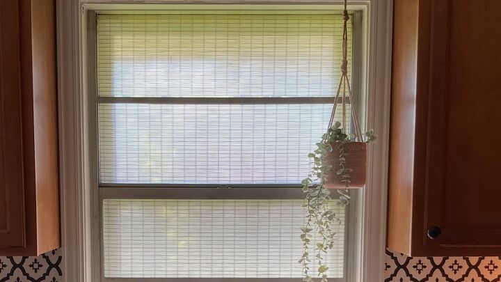 kitchen update ideas, Hanging a plant in the window