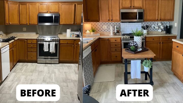 kitchen update ideas, Kitchen before and after