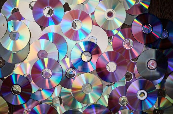 10 ingenious ways to repurpose old cds in your home, Shimmery CDs