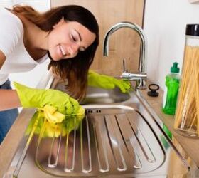 frugal living tips, Cleaning kitchen sink