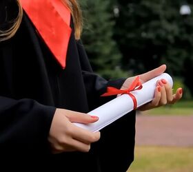 Graduation scroll
